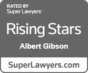 Rated by Super Lawyers, Rising Stars, Albert Gibson